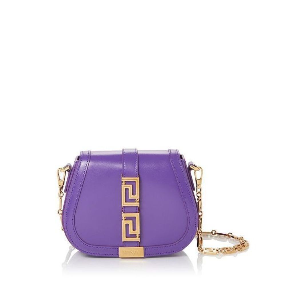 Versace Greca Goddess Dark Orchid Bag Medium Shoulder